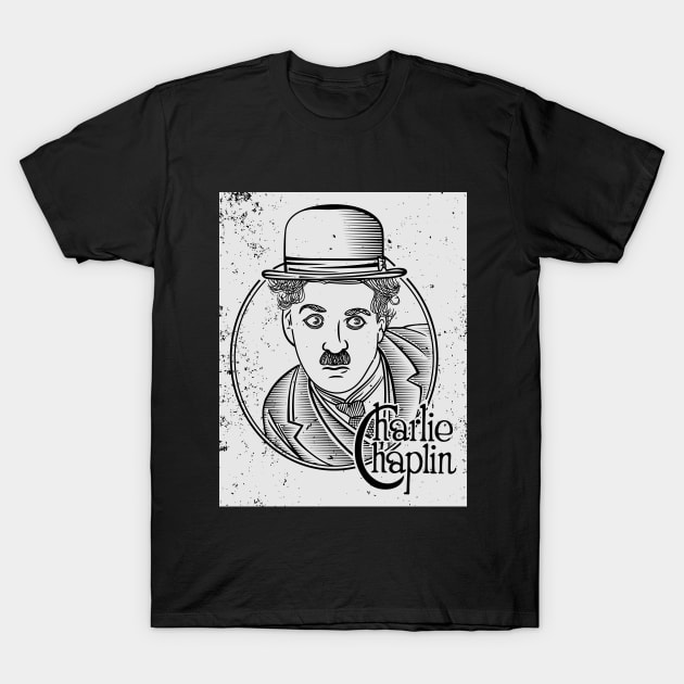 Charlie Chaplin T-Shirt by snewen